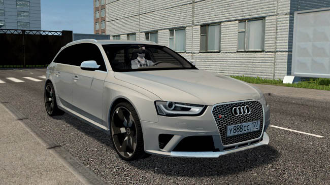 Мод Audi RS4 Avant для City Car Driving (1.5.9.2)