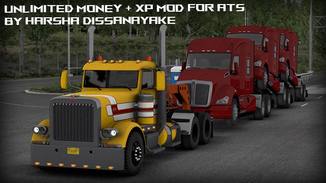 Мод Unlimited Money + XP Mod v1.0 для ATS (1.39.x)