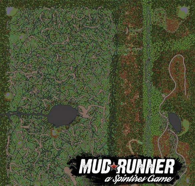 Карта "Хозяин болота" для Spintires: MudRunner