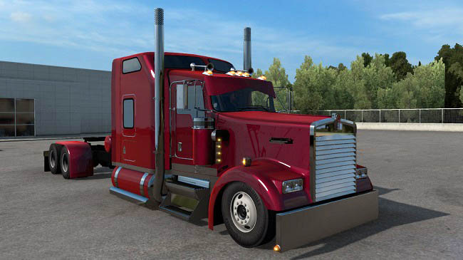 Мод Kenworth W900ex v1.1 для American Truck Simulator (1.39.x)