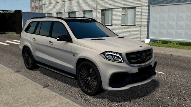 Мод Mercedes-Benz GLS Black Edition для City Car Driving (1.5.9.2)