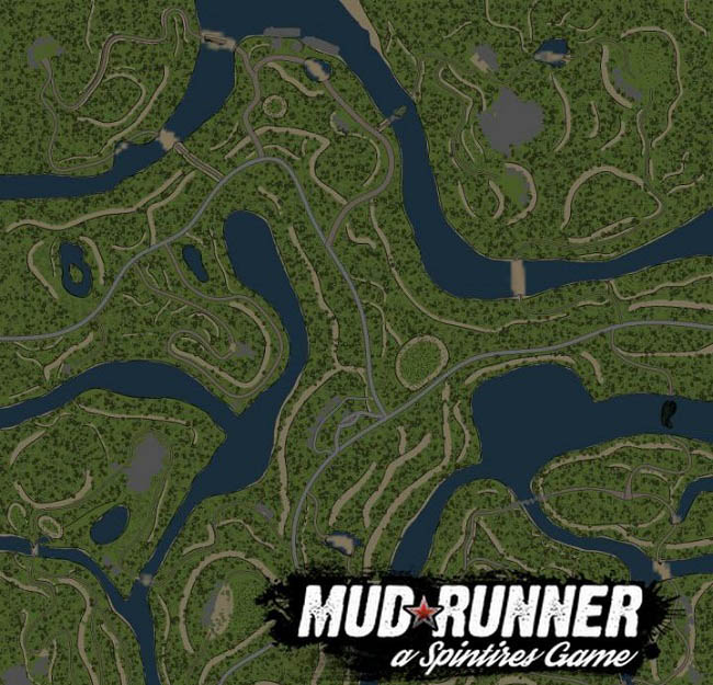 Карта "Русь-Матушка" для Spintires: MudRunner