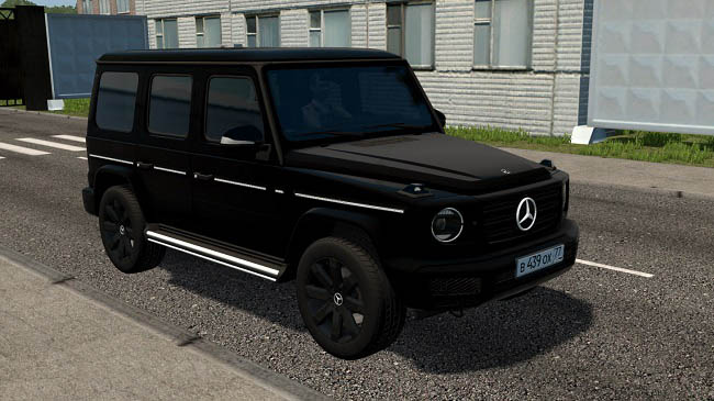 Мод Mercedes-Benz G500 2019 Black Edition для City Car Driving (1.5.9.2)