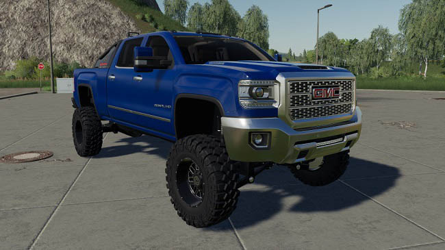 Мод GMC 2500 Duramax Lifted 2017-20 v1.0.0.0 для FS19 (1.7.x)