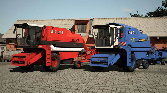 Мод Bizon BS Z110 v1.0.0.0 для Farming Simulator 19 (1.7.x)