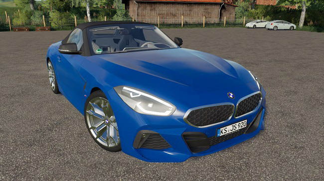Мод BMW Z4 M40i v1.0 для Farming Simulator 19 (1.7.x)