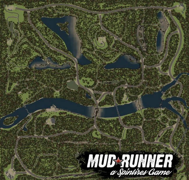 Карта "Перевал" для Spintires: MudRunner