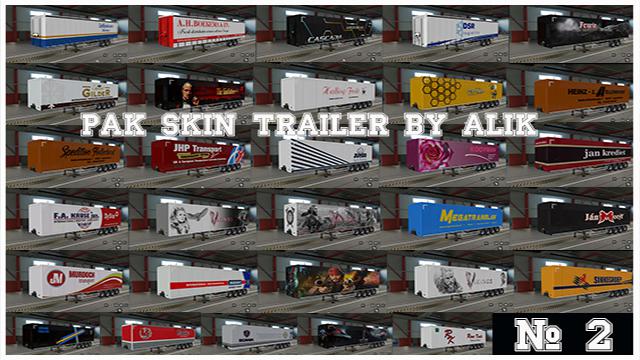 Мод Trailer Skin Pack by Alik v2.0 для ETS 2 (1.39.x)