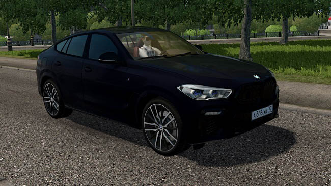 Мод BMW X6 M50d 2020 для City Car Driving (1.5.9.2)
