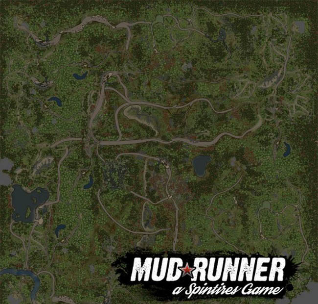 Карта "Лесные Равнины" для Spintires: MudRunner