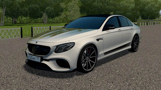 Мод Mercedes-Benz E63S AMG (W213) для City Car Driving (1.5.9.2)