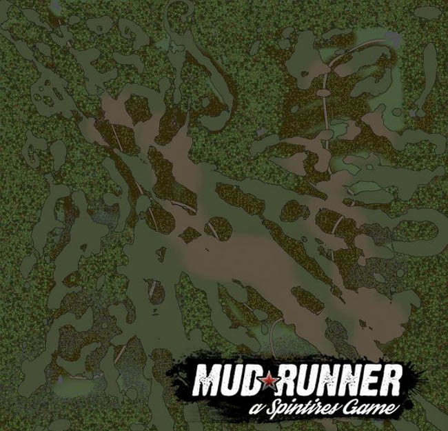 Карта "Топь" для Spintires: MudRunner