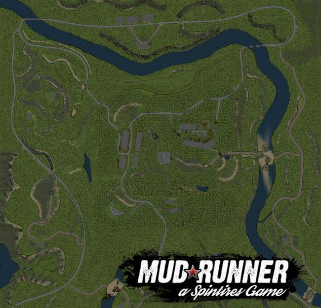 Карта "Посёлок Елизаветино" для Spintires: MudRunner
