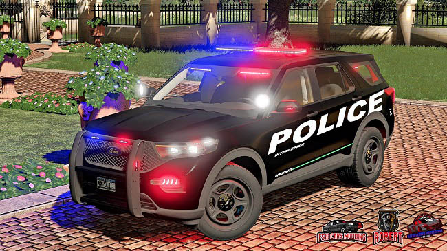 Мод Ford Explorer 2020 Police Interceptor v1.0.0.0 для FS19 (1.7.x)