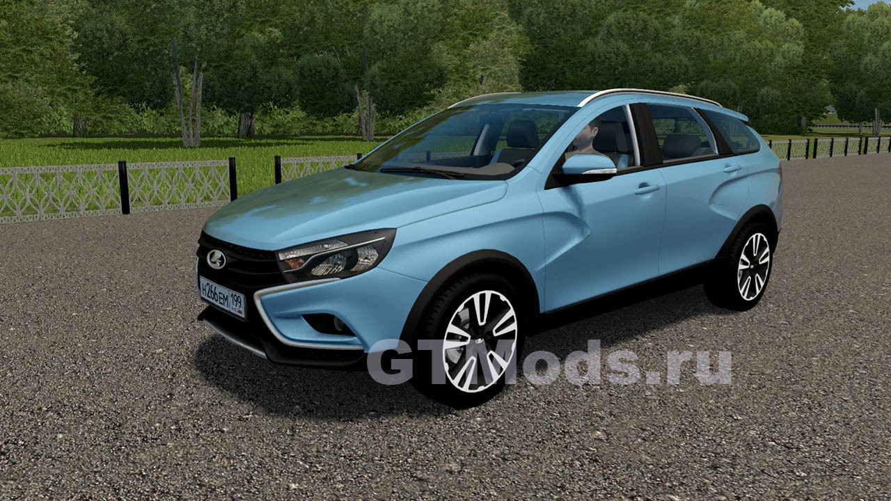 Мод Lada Vesta SW Cross 1.8i для City Car Driving (1.5.9.2) » Моды для игр  про автомобили от GTMods.ru