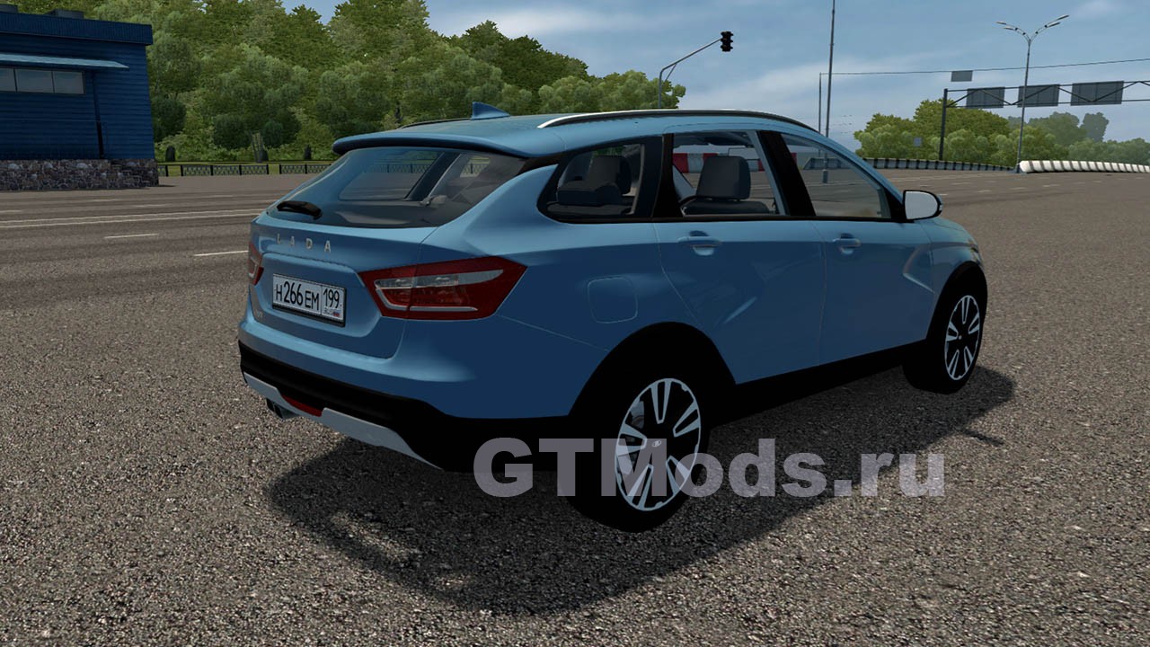 Мод Lada Vesta SW Cross 1.8i для City Car Driving (1.5.9.2) » Моды для игр  про автомобили от GTMods.ru