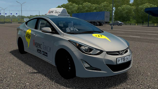 Мод Hyundai Elantra 1.8 (Яндекс такси) для City Car Driving (1.5.9.2)