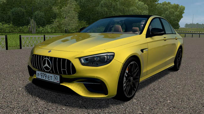 Мод Mercedes-Benz E63S 4MATIC+ 2020 v2.0 для City Car Driving (1.5.9.2)