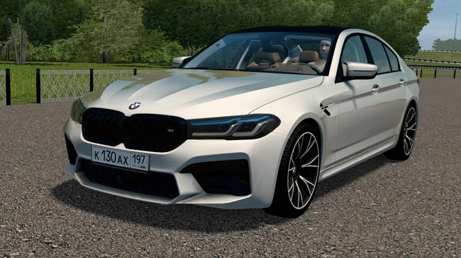 Мод BMW M5 F90 Competition 2020 для City Car Driving (1.5.9.2)