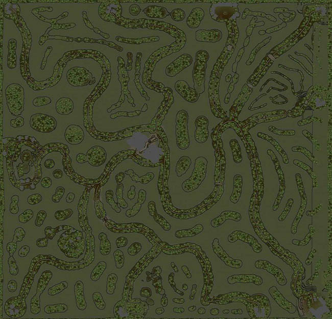 Карта "Болотное поле" для Spintires: MudRunner