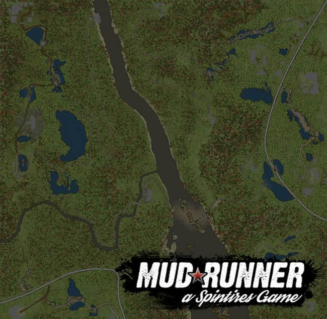 Карта "Леса" для Spintires: MudRunner