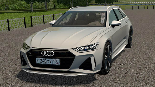 Мод Audi RS6 Avant (C8) 2020 для City Car Driving (1.5.9.2)