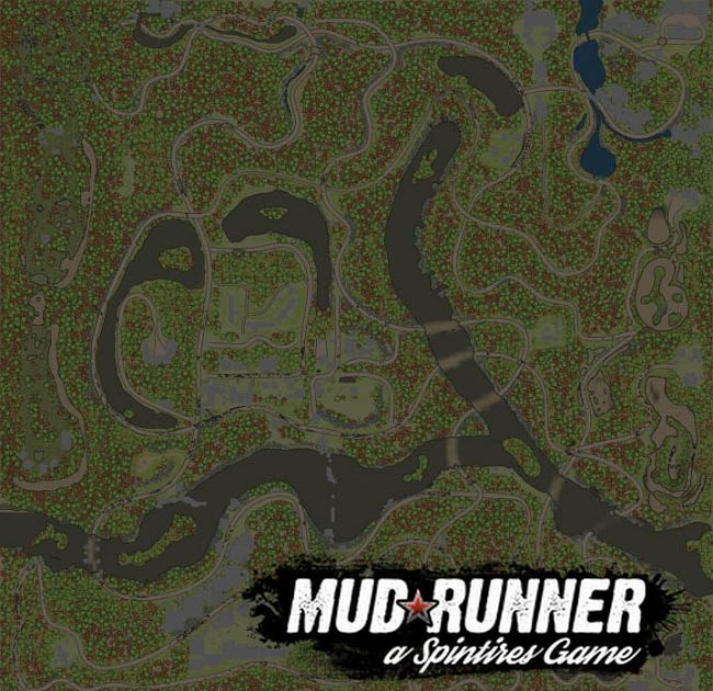 Карта "Забытая деляна Кузьмича ОСЕНЬ" для Spintires: MudRunner