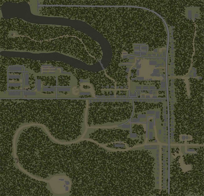 Карта "Бронница" для Spintires: MudRunner