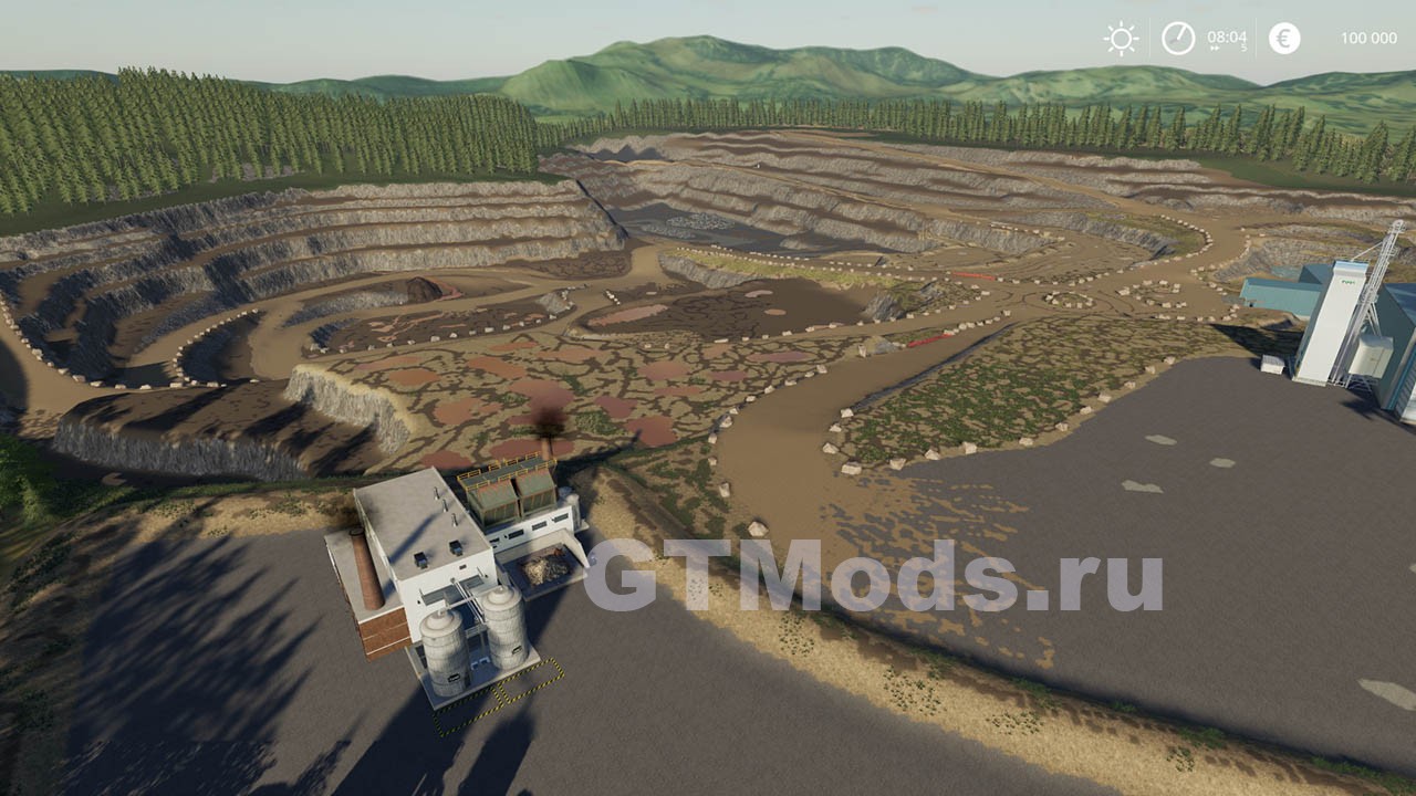 Карьер для фс 19. Farming Simulator 19 fs19_TCBO_Mining_Construction_economy. Горный карьер v1.0 fs19. ФС 19 карта fs19_Mining_Construction_economy. Mining Construction economy fs17.