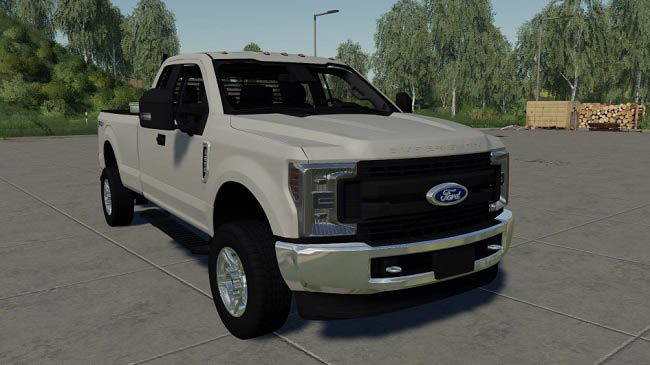 Мод 2017 Ford F250 Worker v1.0.0.0 для FS19 (1.7.x)