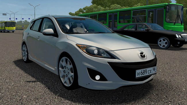 Мод Mazda 3 MPS 2010 для City Car Driving (1.5.9.2)