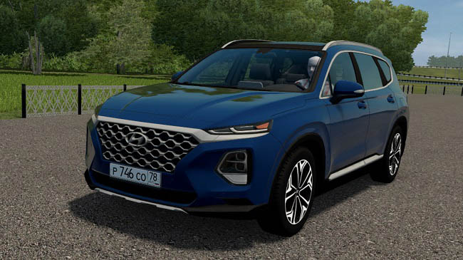 Мод Hyundai Santa Fe 2019 для City Car Driving (1.5.9.2)