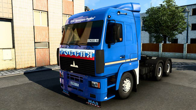 Мод МАЗ-5340/5440/6430 А8 Reworked v1.4 для ETS 2 (1.45.x)