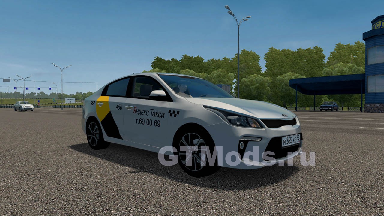 Мод Kia Rio 1.6i (Яндекс такси) для City Car Driving (1.5.9.2) » Моды для  игр про автомобили от GTMods.ru