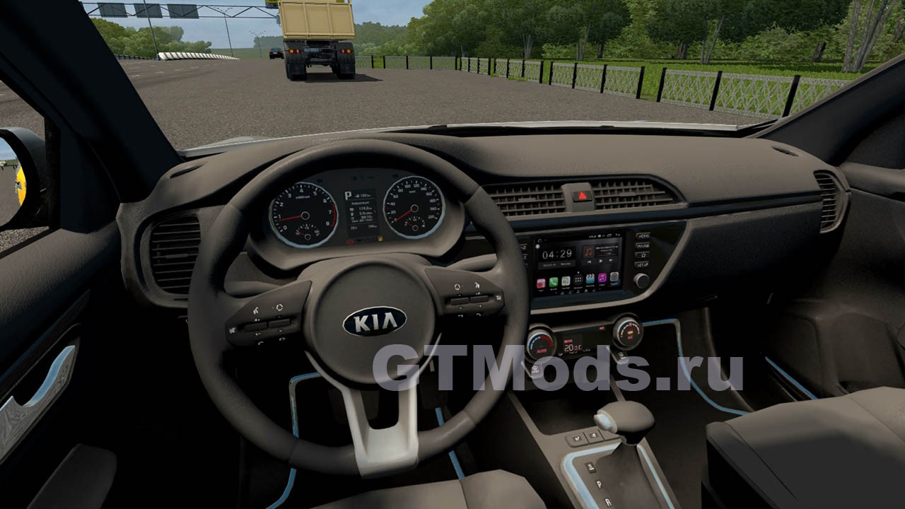 Мод Kia Rio 1.6i (Яндекс такси) для City Car Driving (1.5.9.2) » Моды для  игр про автомобили от GTMods.ru