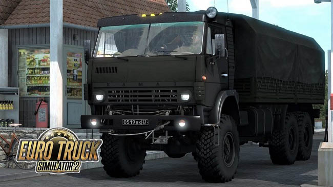 Мод КамАЗ 4310 v1.1 для Euro Truck Simulator 2 (1.39.x)