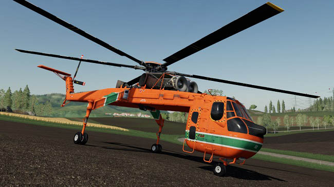 Мод Forestry Helicopter v1.0.0.0 для FS19 (1.7.x)