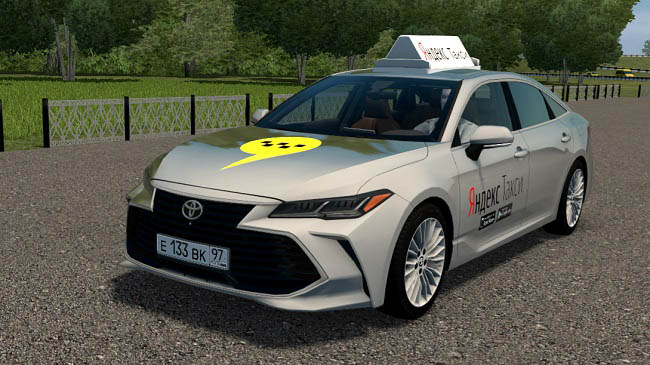 Мод Toyota Avalon 3.5 2019 (Яндекс такси) для City Car Driving (1.5.9.2)