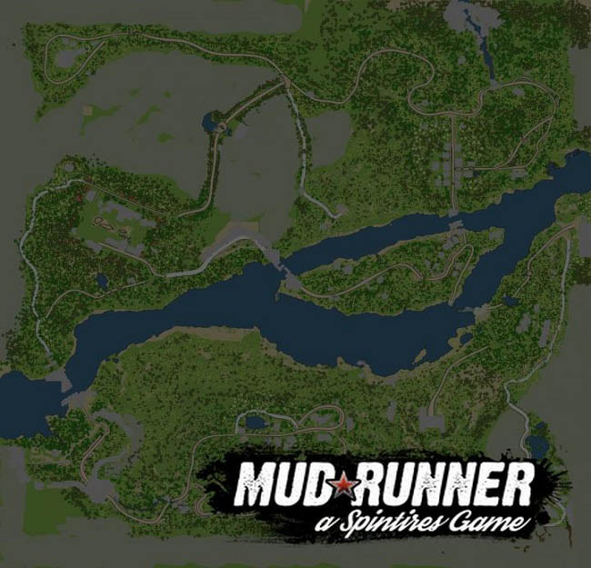 Карта "Китай Остров" v1.01 для Spintires: MudRunner
