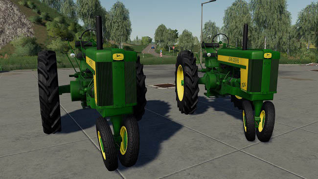 Мод John Deere 60-70 + 620-720 v1.0 для Farming simulator 19 (1.7.x)