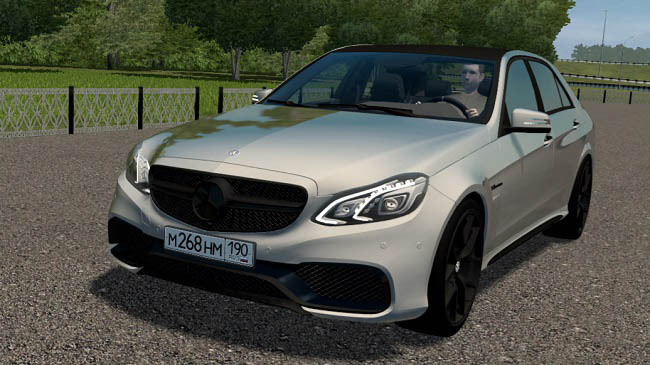 Мод Mercedes-Benz E63S AMG (W212) для City Car Driving (1.5.9.2)