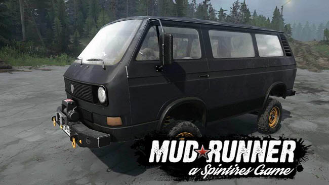 Мод Volkswagen Transporter T3 для Spintires: MudRunner