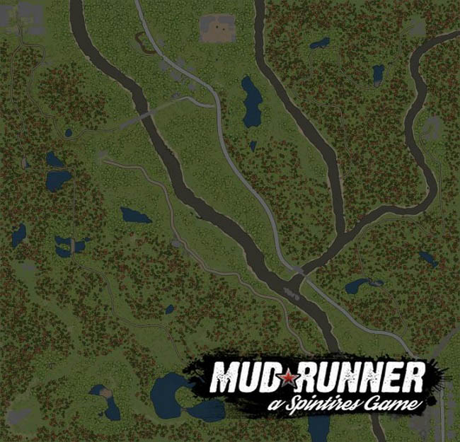 Карта "Ветви реки" для Spintires: MudRunner