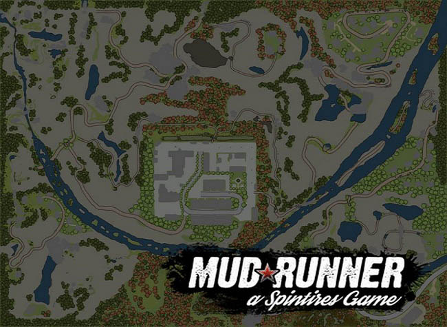 Карта "Там на узких дорожках 3" для Spintires: MudRunner