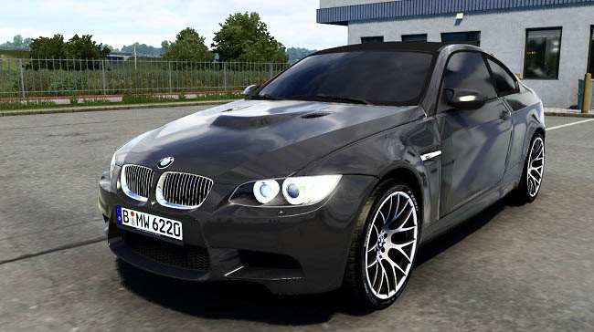 Мод BMW M3 E92 v2.0 для ETS 2 и ATS (1.40.x)