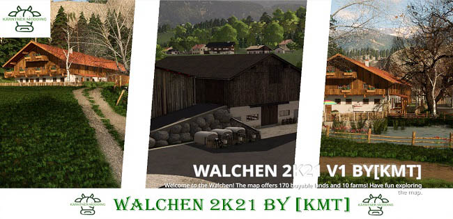 Карта Walchen 2k21 by KMT v1.0 для FS19 (1.7.x)