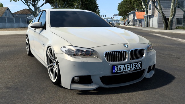 Мод BMW 5 Series F10 M-Sport v1.0 для ETS 2 и ATS (1.40.x)