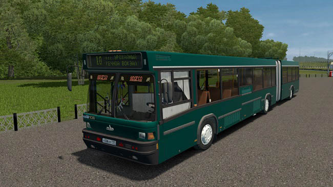 Мод МАЗ 105.065 Articulated Bus для City Car Driving (1.5.9.2)