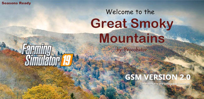 Карта Great Smoky Mountains v2.0.0.0 для FS19 (1.7.x)