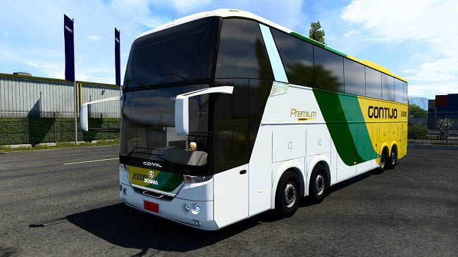 Мод Comil HD 4.05 SCANIA 8x2 v1.0 для ETS 2 (1.40.x)